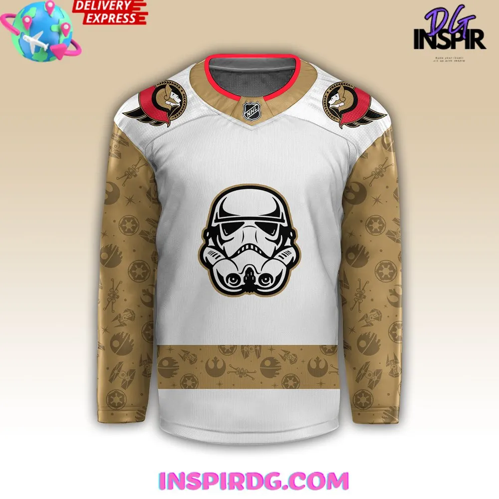 -Ottawa Senators x Star Wars Night Hockey Jersey
