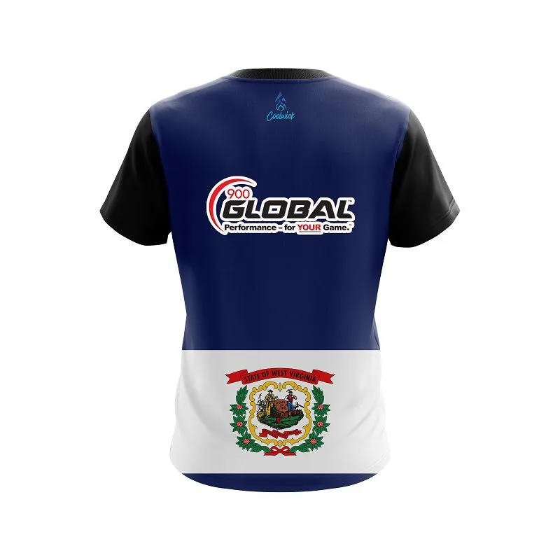 900 Global West Virginia Flag CoolWick Bowling Jersey