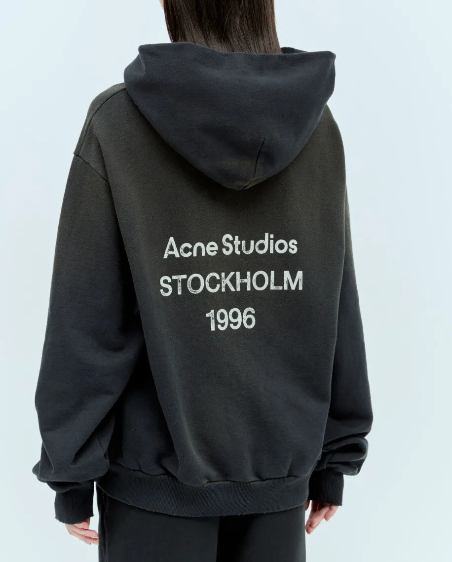 Acne Studios  |Long Sleeves Cotton Logo Hoodies & Sweatshirts