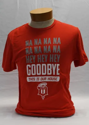 Adult Red T-Shirt Goodbye
