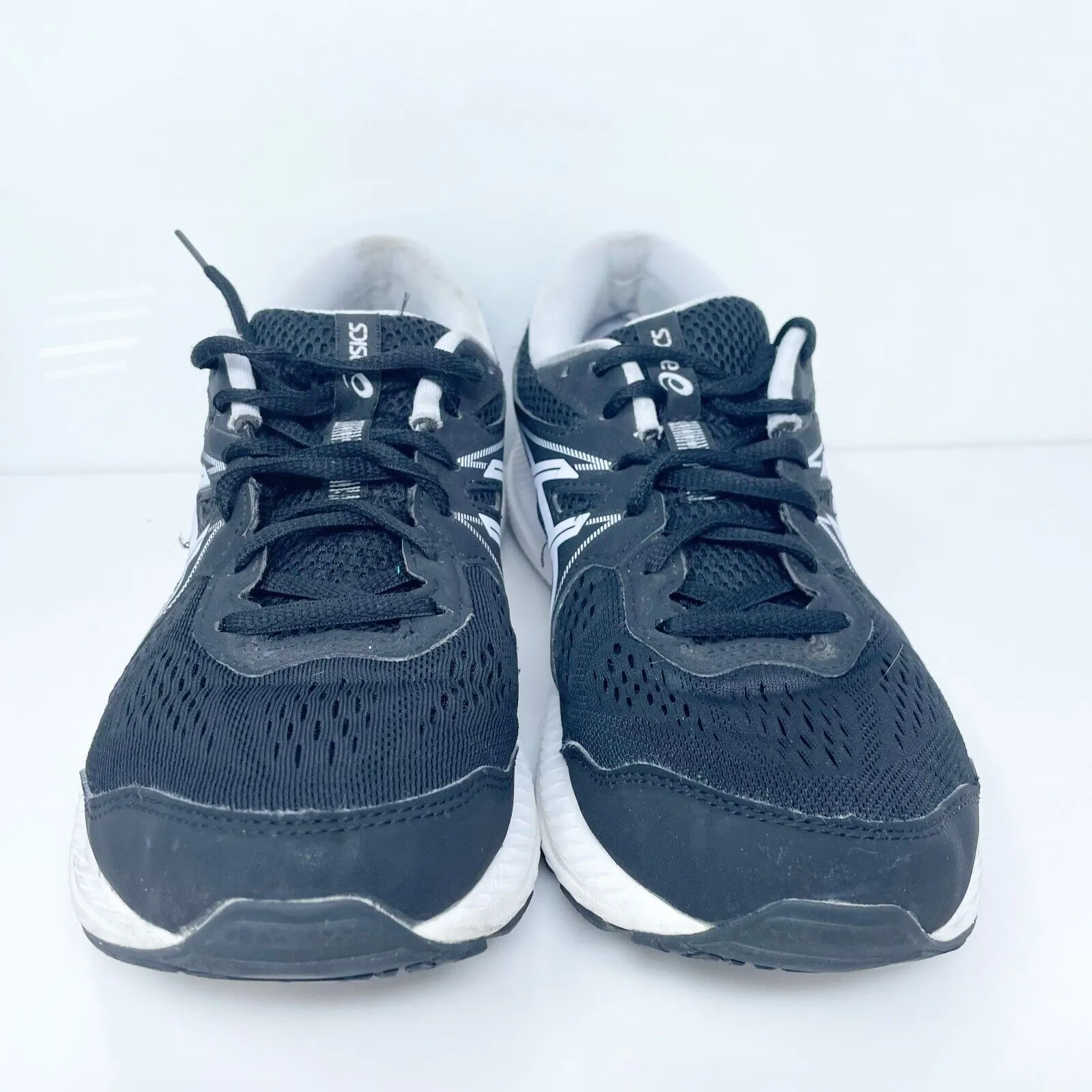 Asics Womens Gel Contend 7 1012A911 Black Running Shoes Sneakers Size 9.5