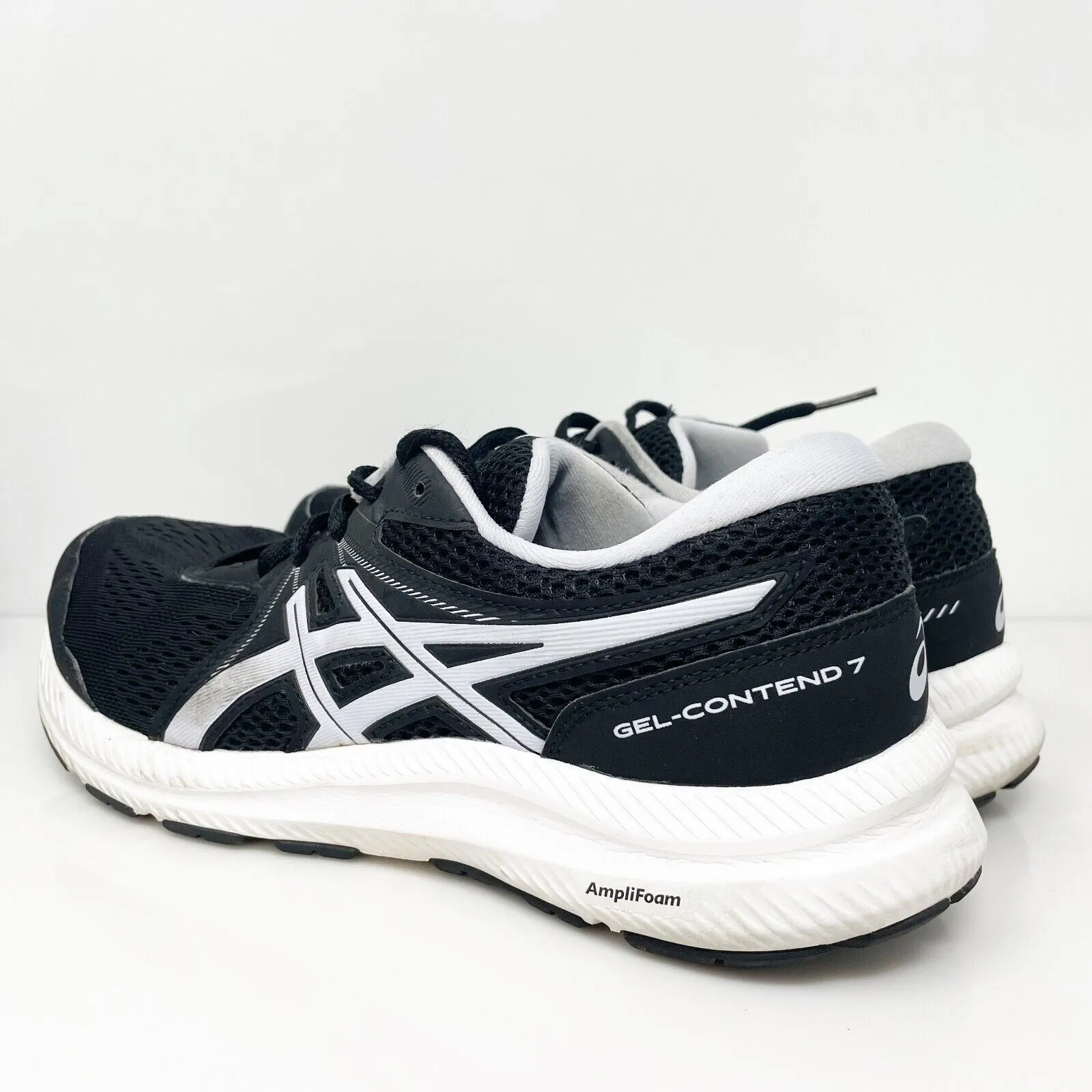 Asics Womens Gel Contend 7 1012A911 Black Running Shoes Sneakers Size 9.5