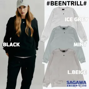 BEEN TRILL  |Unisex Street Style Cotton Logo Hoodies & Sweatshirts