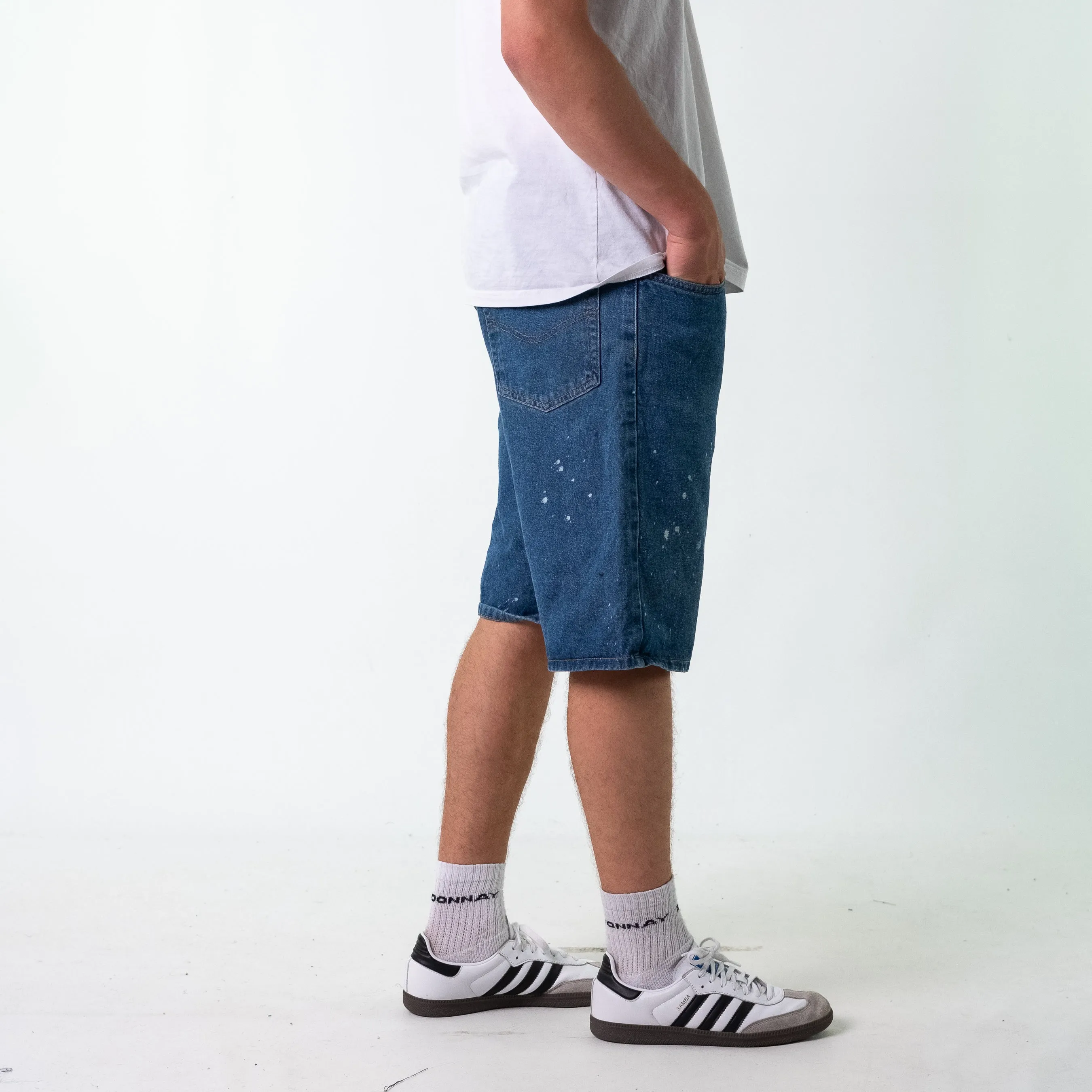 Blue 90s Carhartt Denim Jorts Shorts (36)