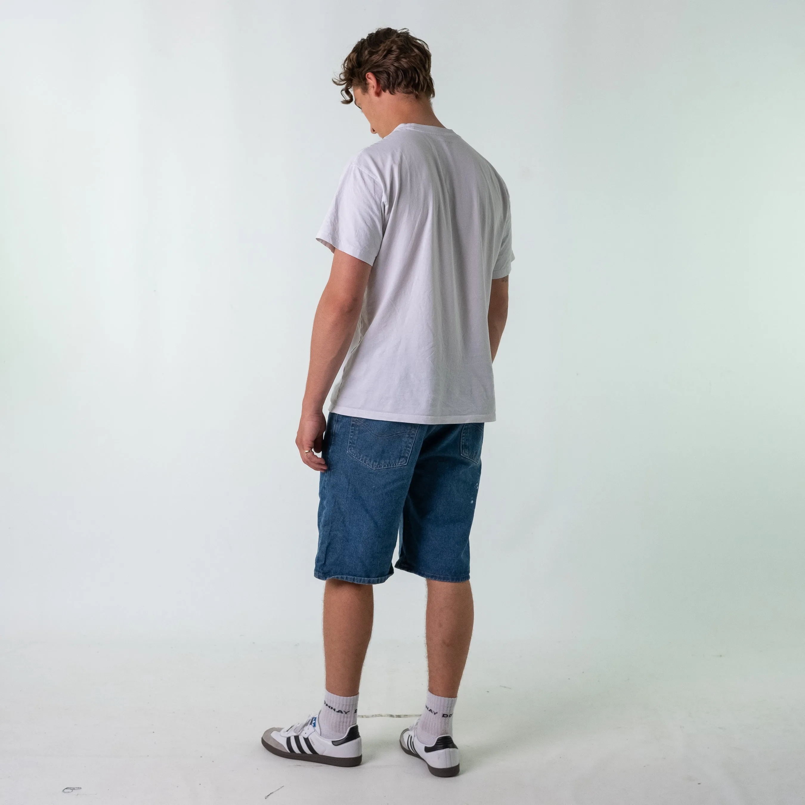 Blue 90s Carhartt Denim Jorts Shorts (36)