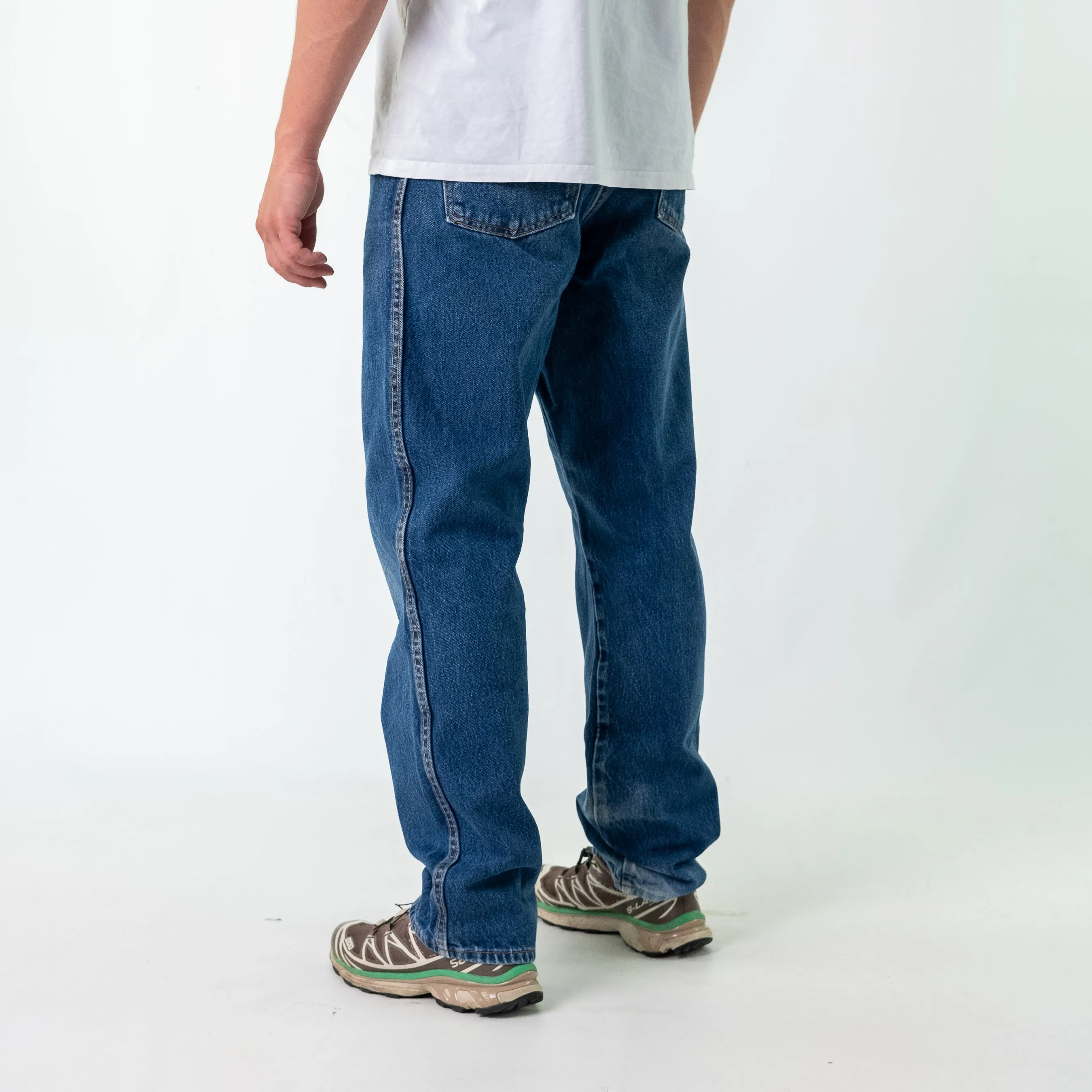 Blue 90s Dickies Denim Carpenter Jeans Baggy Pants (34x32)