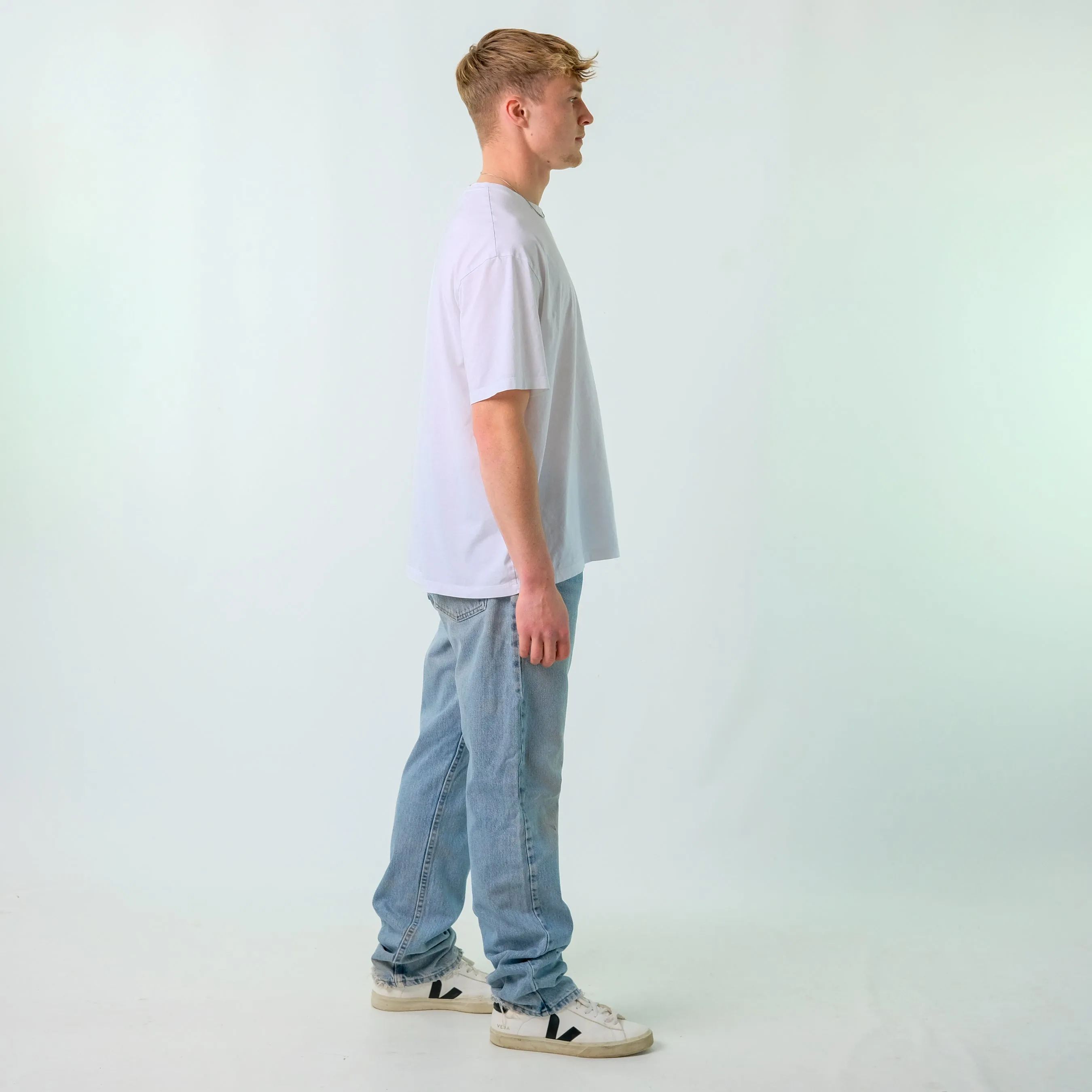 Blue y2ks Wrangler Denim Jeans Baggy Pants (36x34)