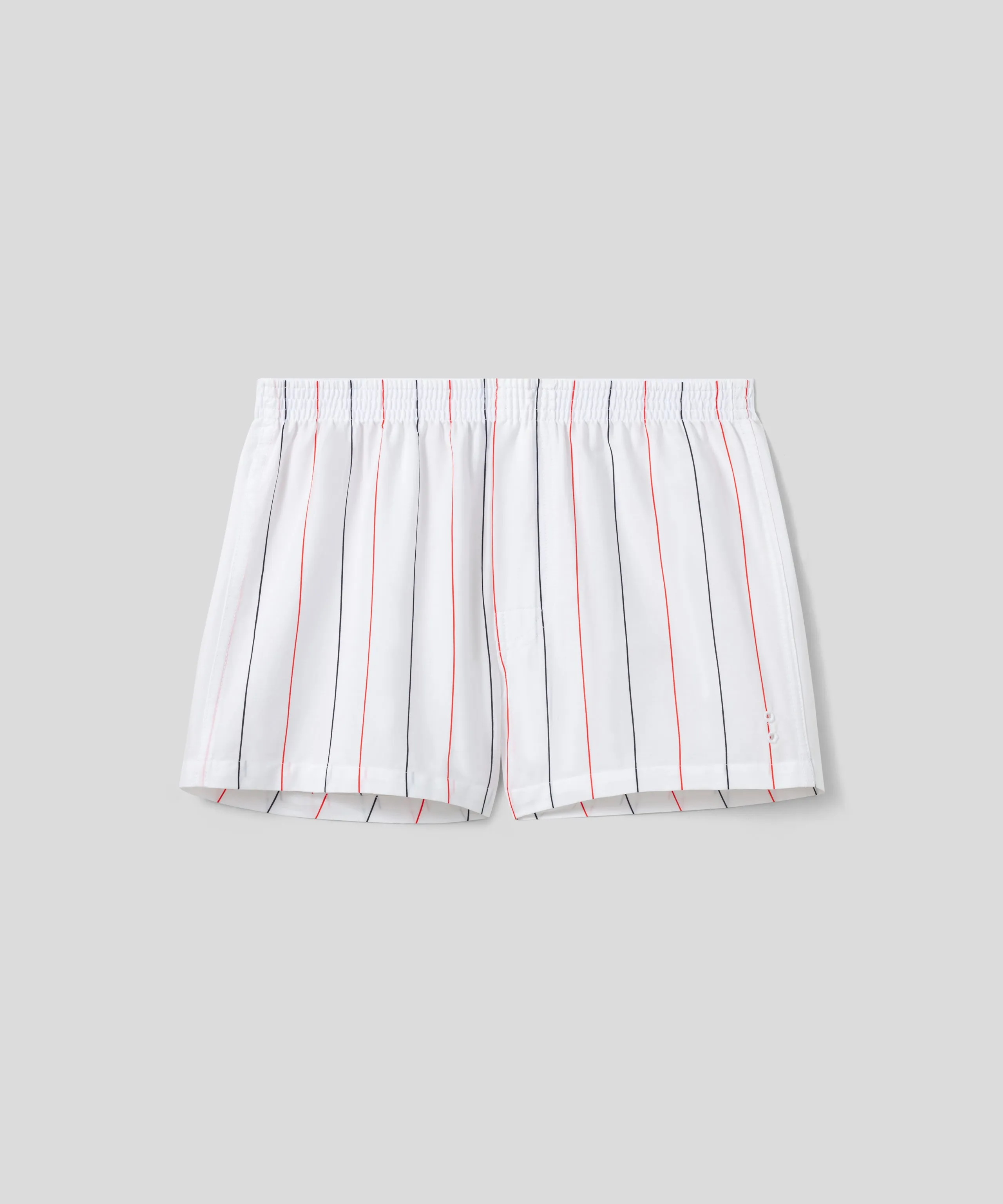 Boxer Shorts w. Tennis Stripes: Optic White