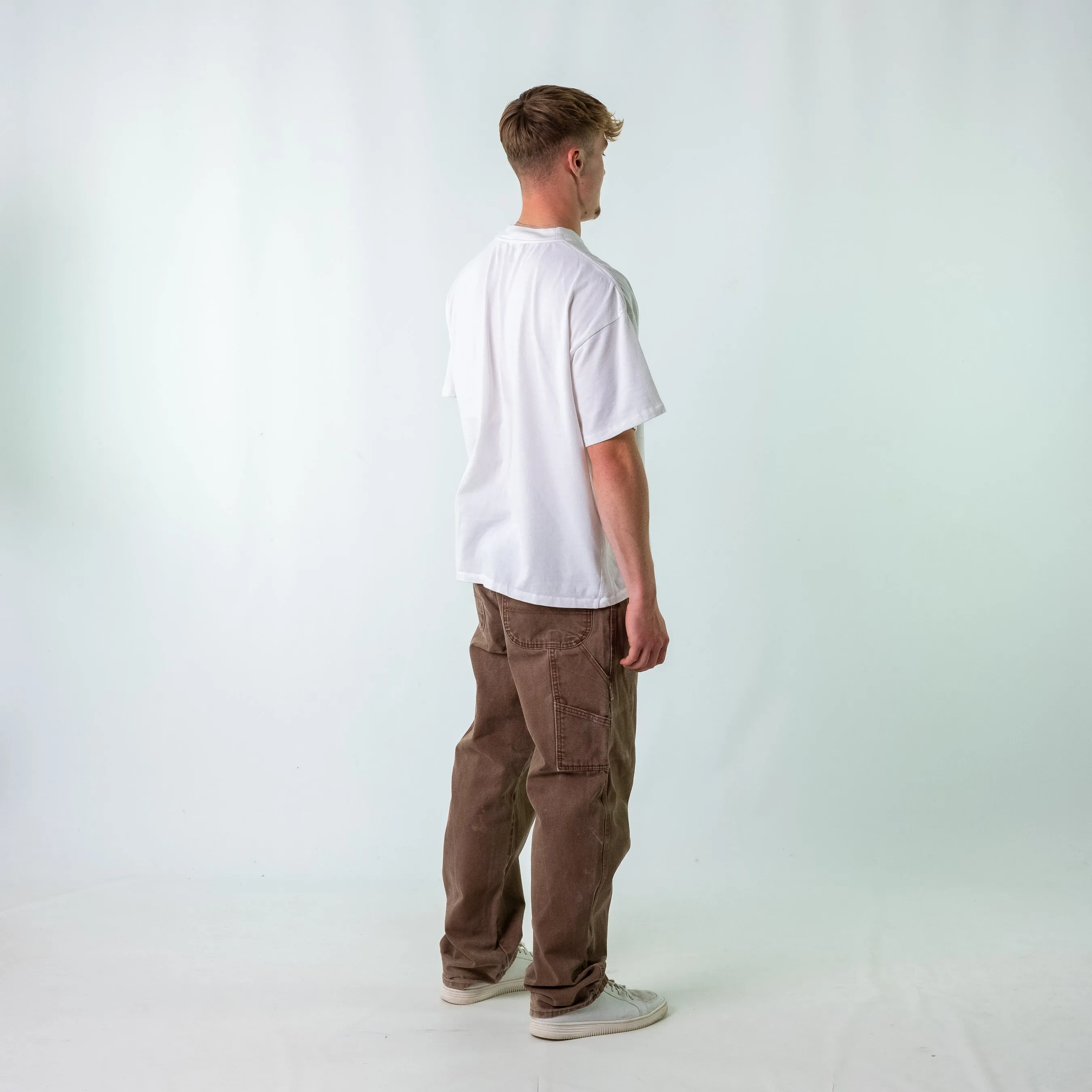 Brown y2ks Dickies Denim Carpenter Jeans Baggy Pants (34x34)