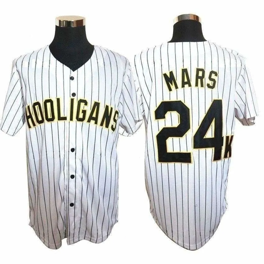 Bruno Mars #24k Hooligans Baseball Jersey