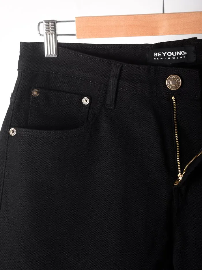 Buy Black Regular Fit Mens Jeans Online in India -Beyoung