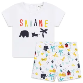 CARREMENT BEAU T SHIRT & SHORTS SET Y98168