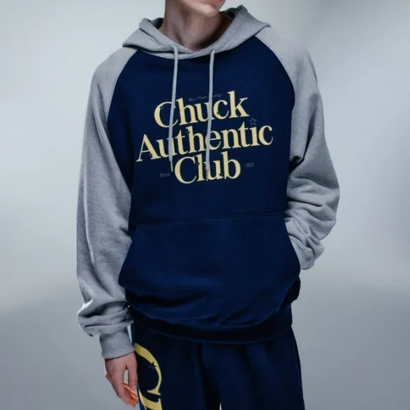 CHUCK  |Unisex Street Style Long Sleeves Plain Logo Hoodies