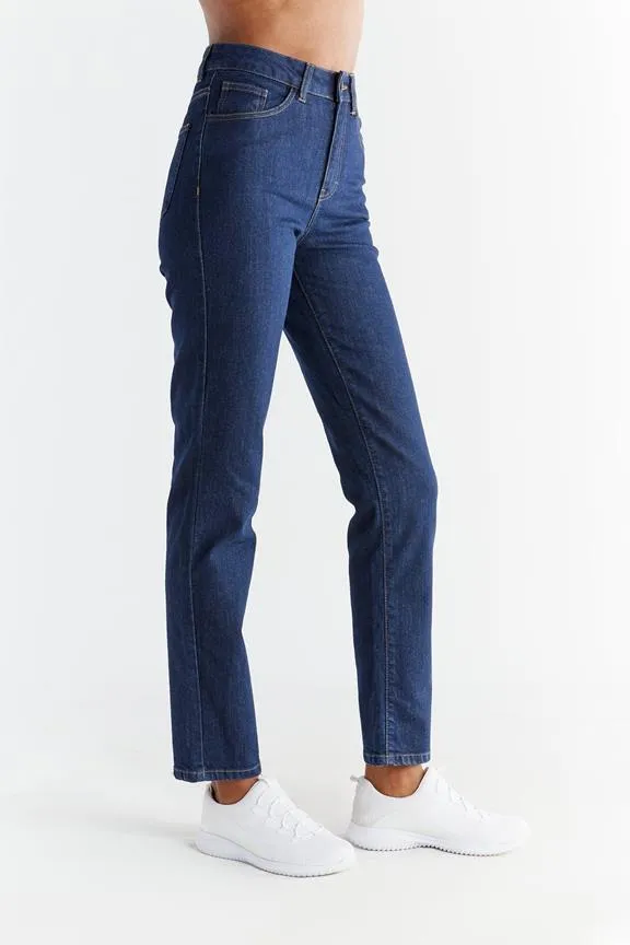 Evermind Jeans Regular Fit Dark Slate Blue