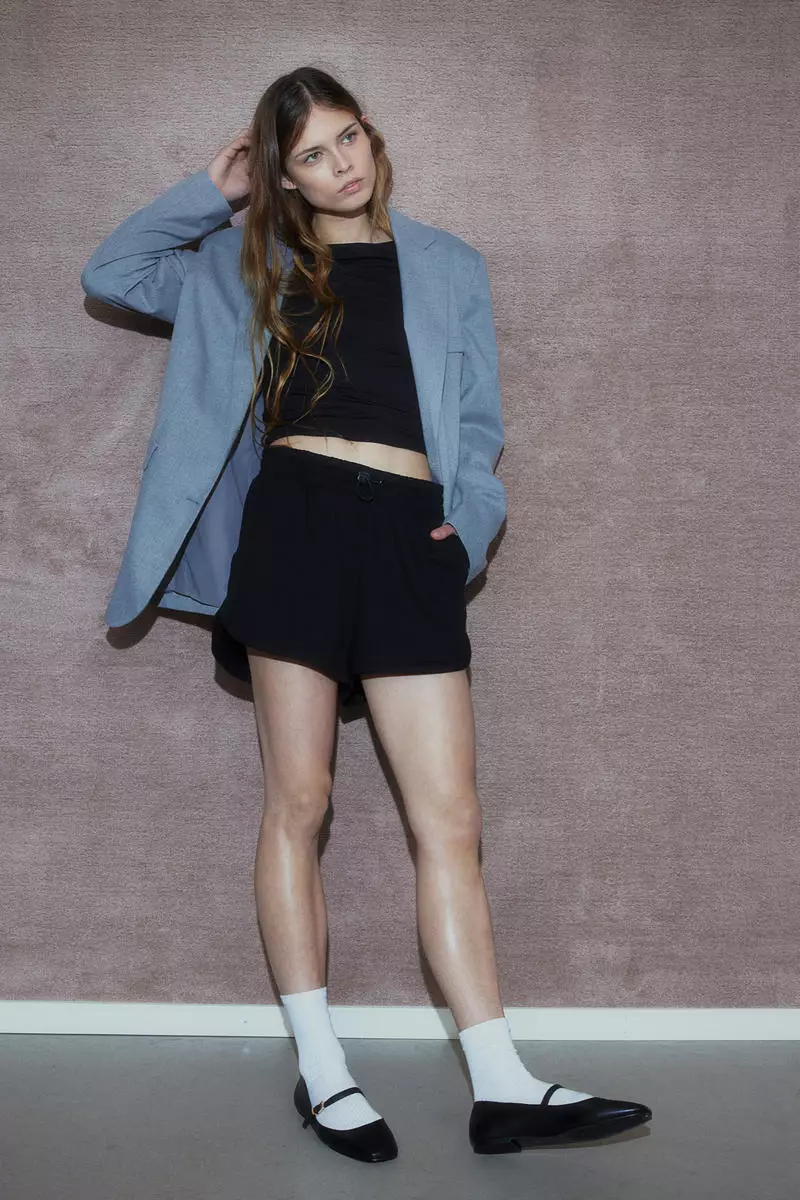 H&M Boat-neck jersey top