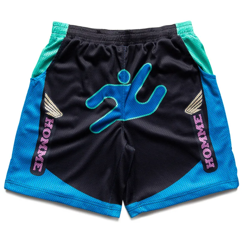 Homme Femme Motosport Mesh Shorts - Black/Multi