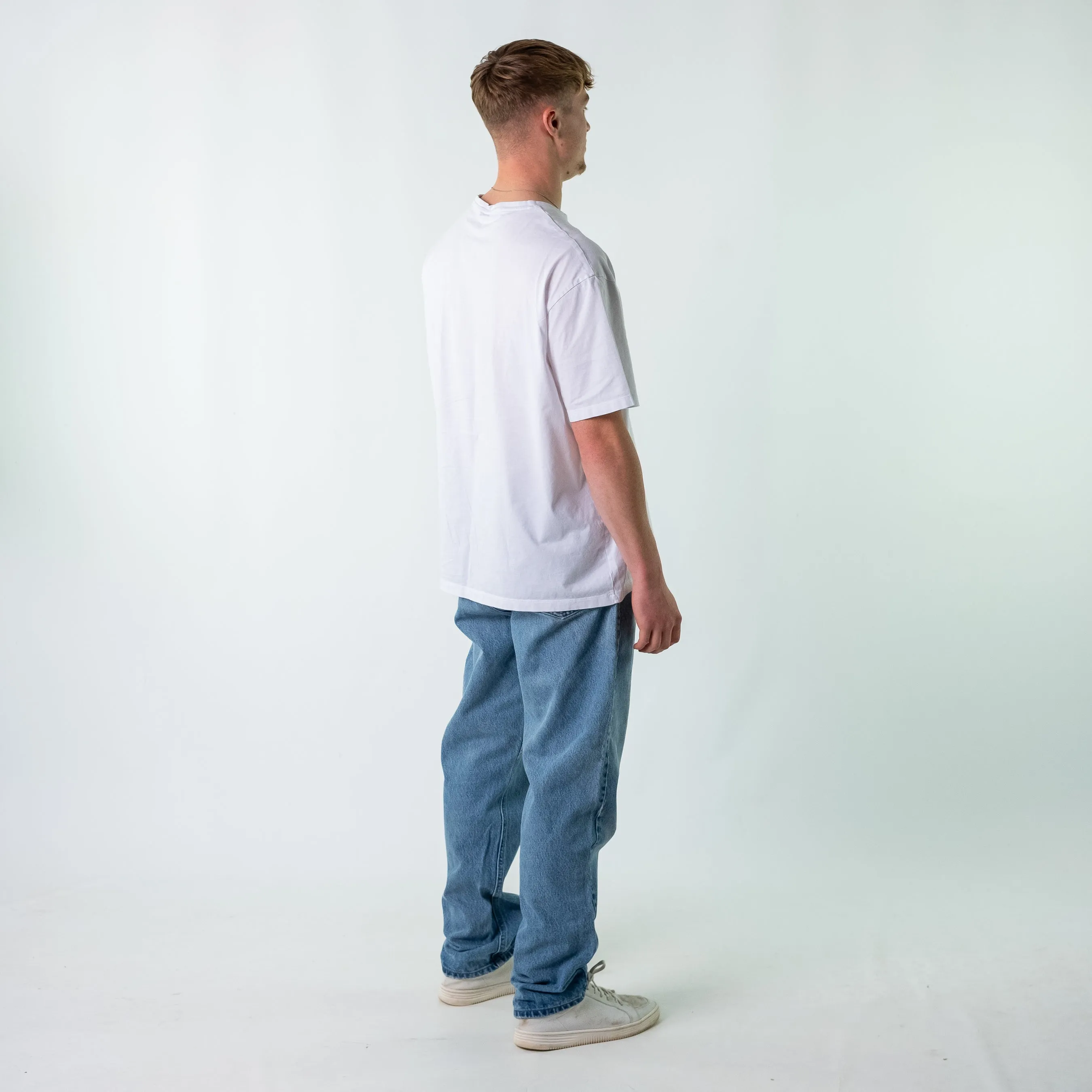 Light Blue 90s Carhartt Denim Carpenter Jeans Baggy Pants (38x32)