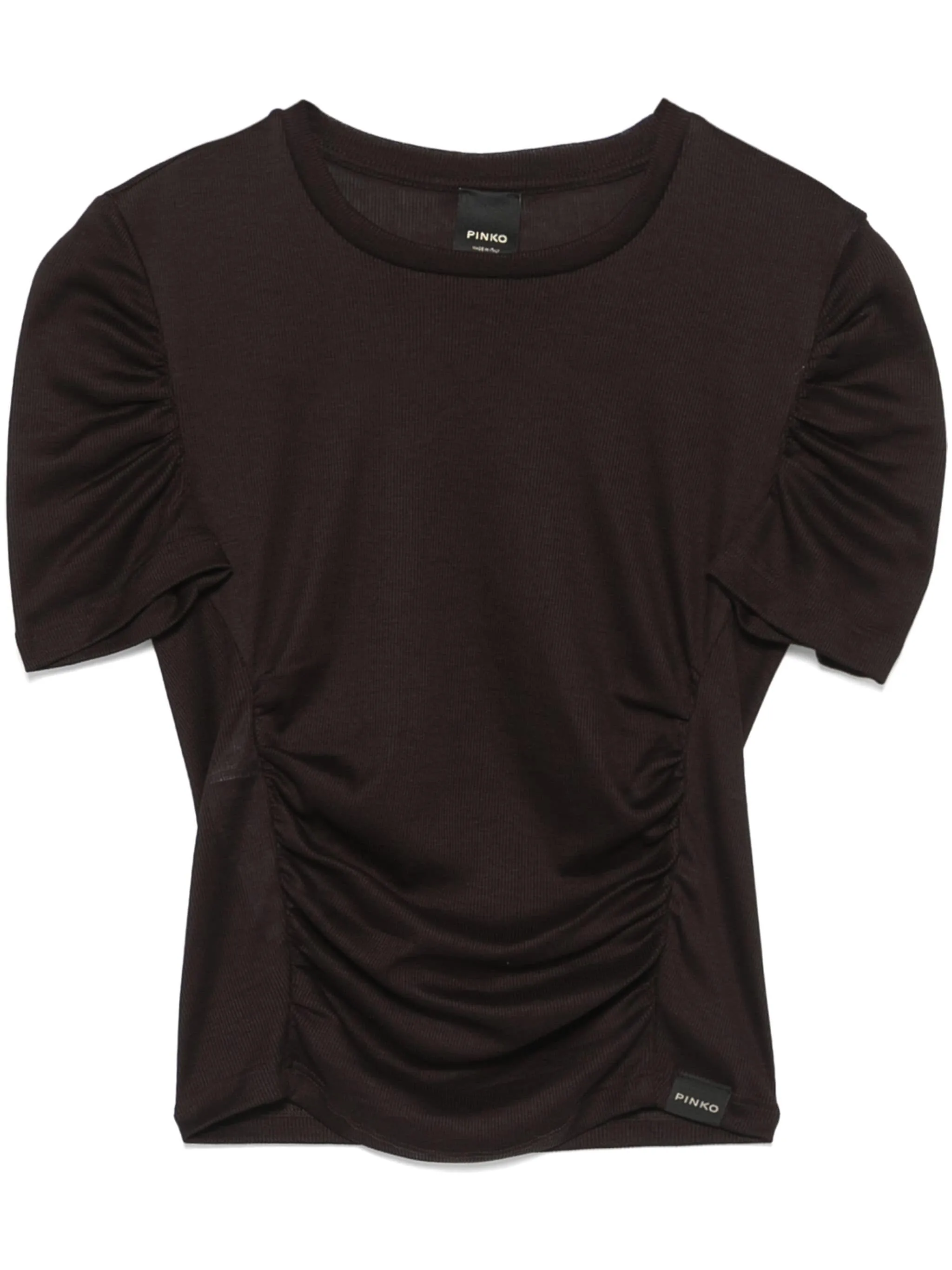 Martello ruched-detailing T-shirt