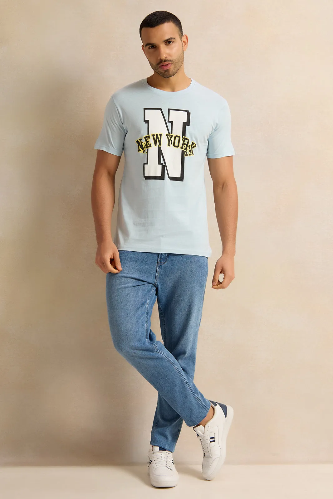 Mens Basic Graphic T-Shirt