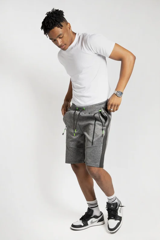 Mens Grey Sweat Shorts 