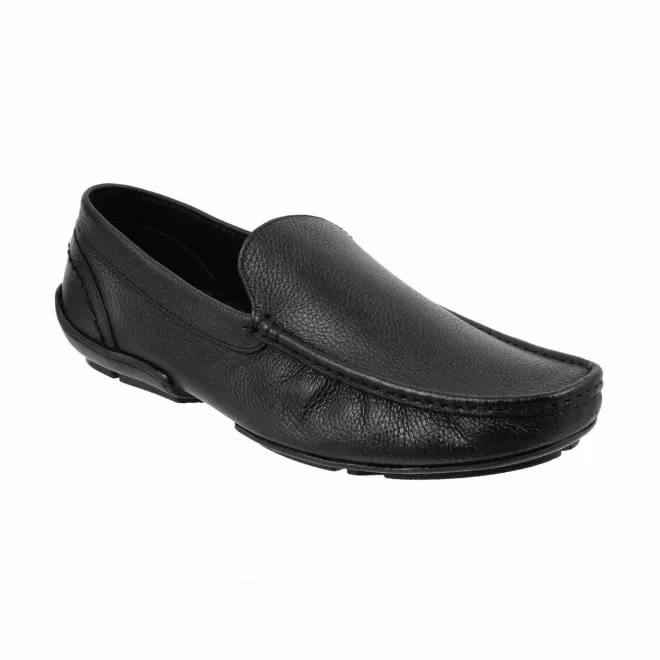 Mochi Men Black Casual Loafers
