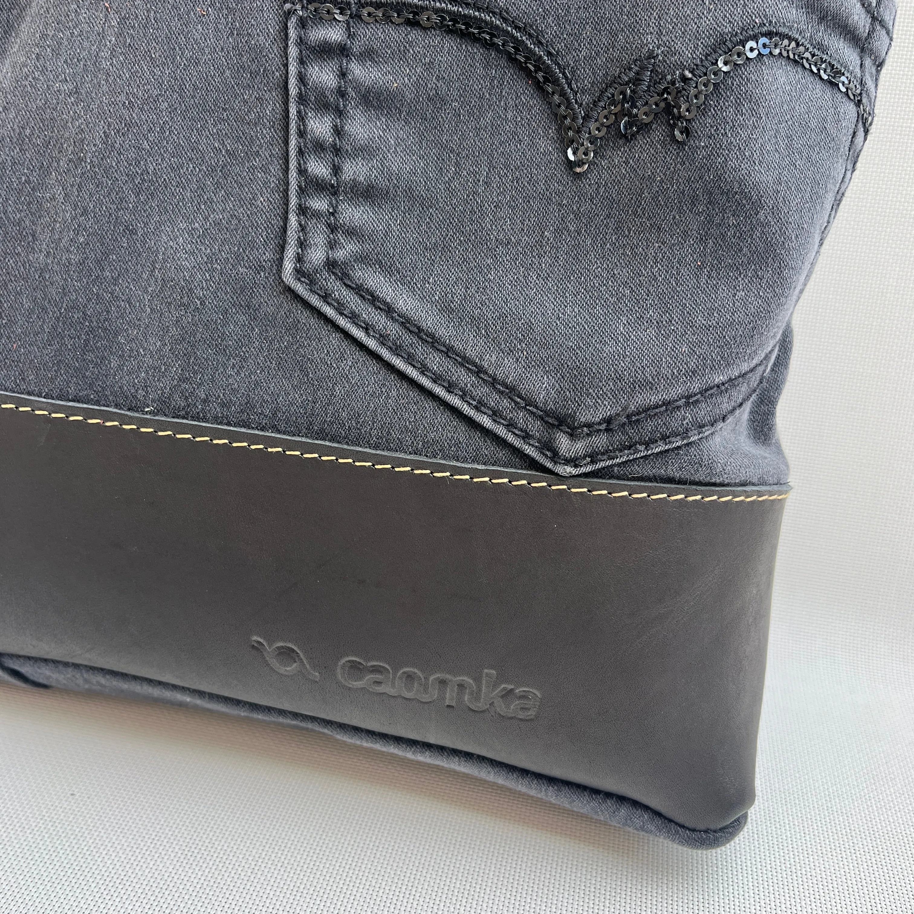 Mochila Top Caomka Recycled  Jeans · Pieza nica 15244