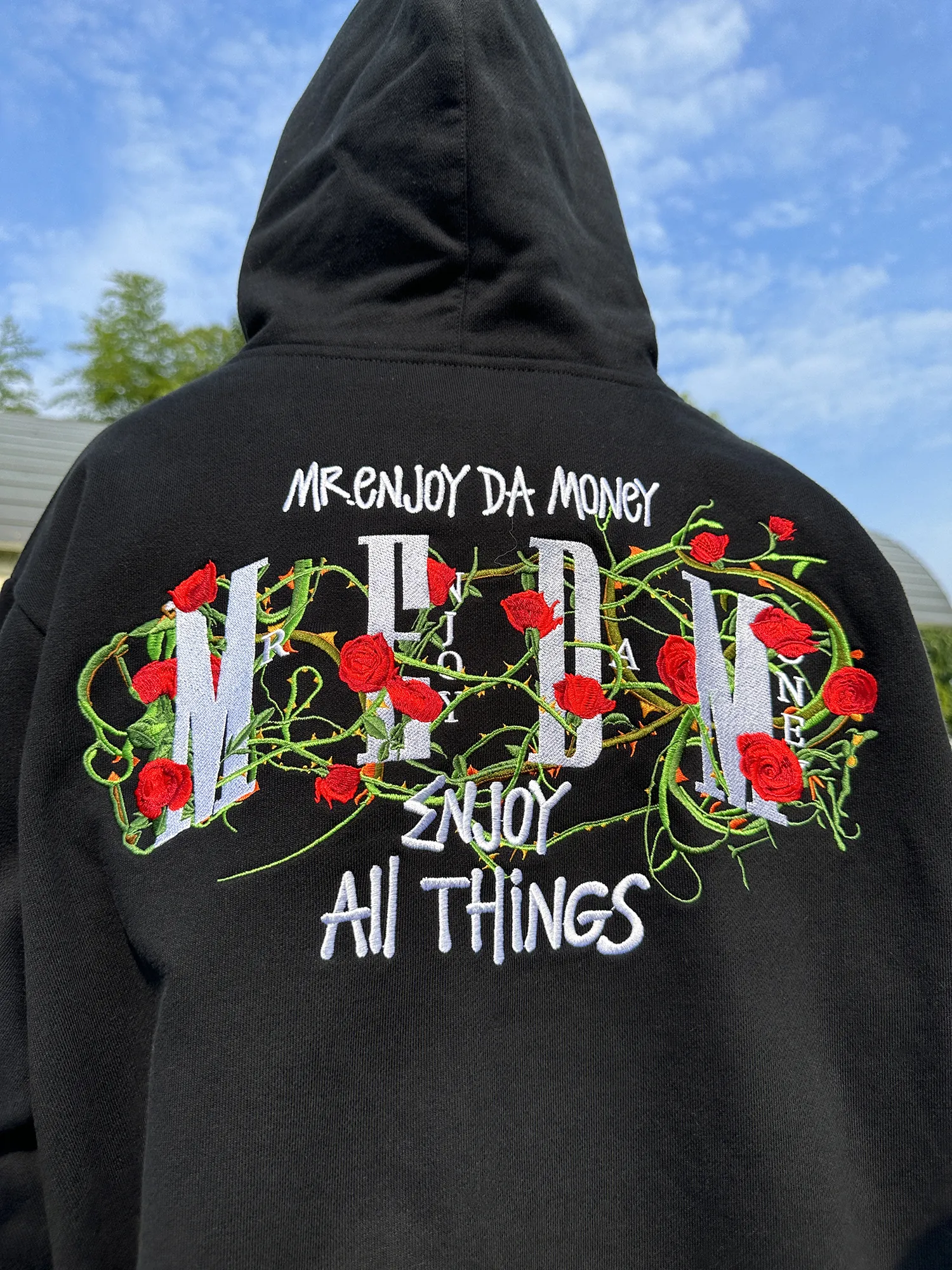 MR. ENJOY DA MONEY  |Unisex Street Style Long Sleeves Hoodies