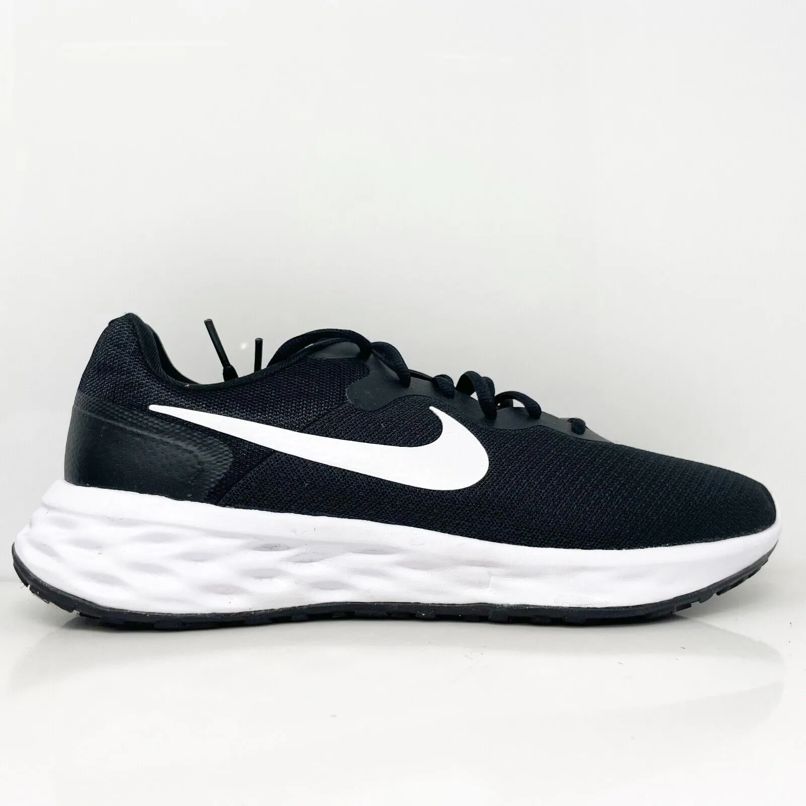 Nike Mens Revolution 6 DD8475-003 Black Running Shoes Sneakers Size 11 W