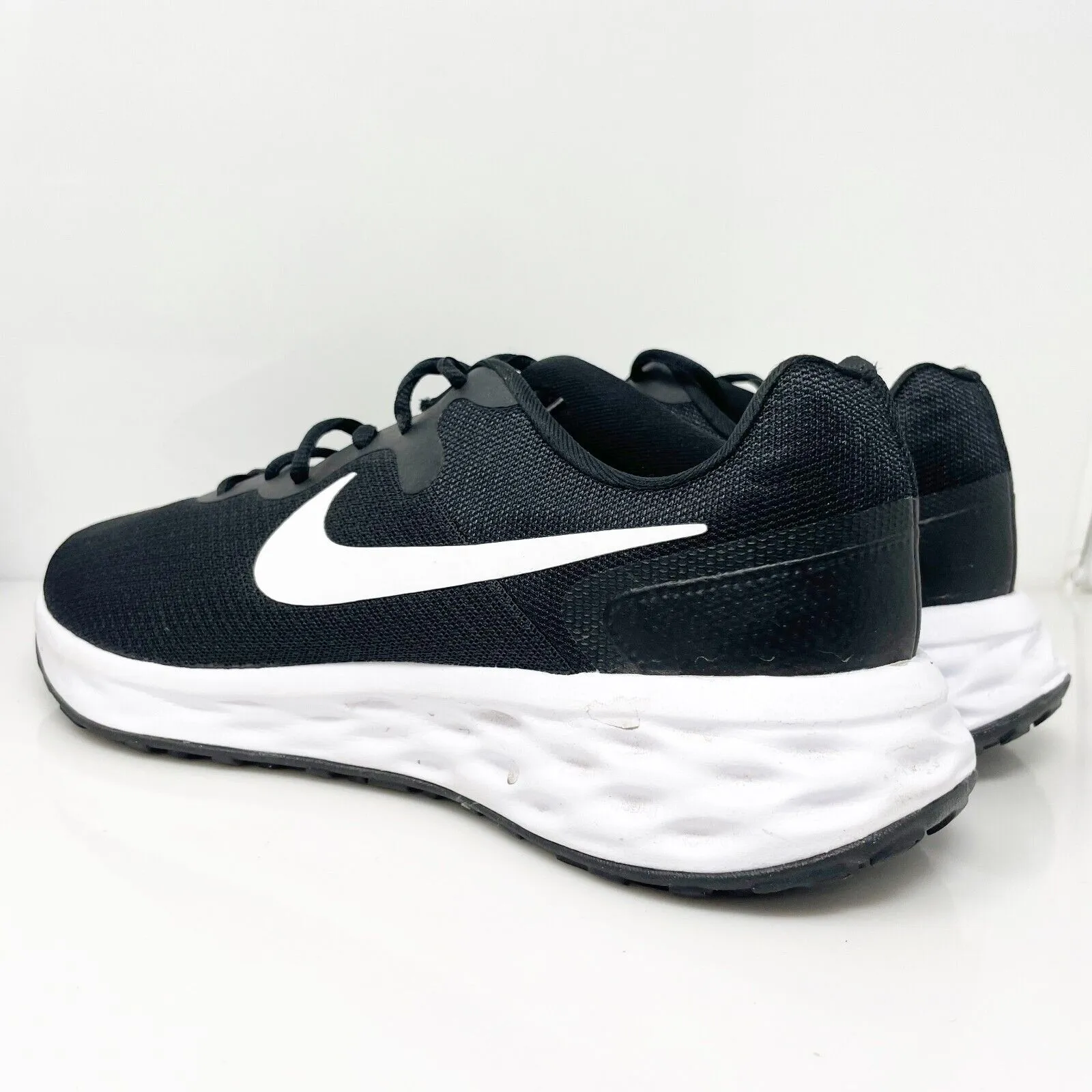 Nike Mens Revolution 6 DD8475-003 Black Running Shoes Sneakers Size 11 W