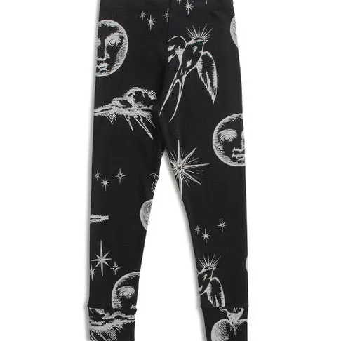 Nununu All Inked Leggings | Black