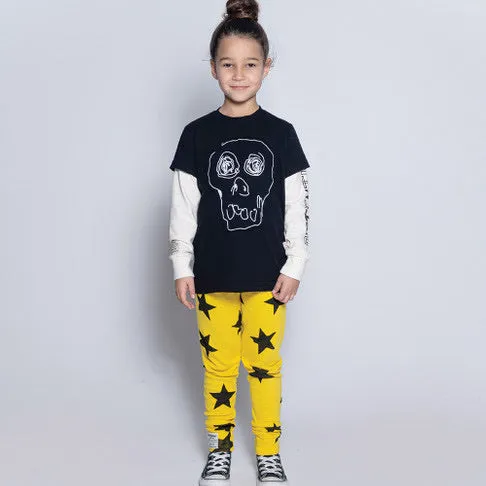Nununu Star Logo Waistband Leggings | Yellow