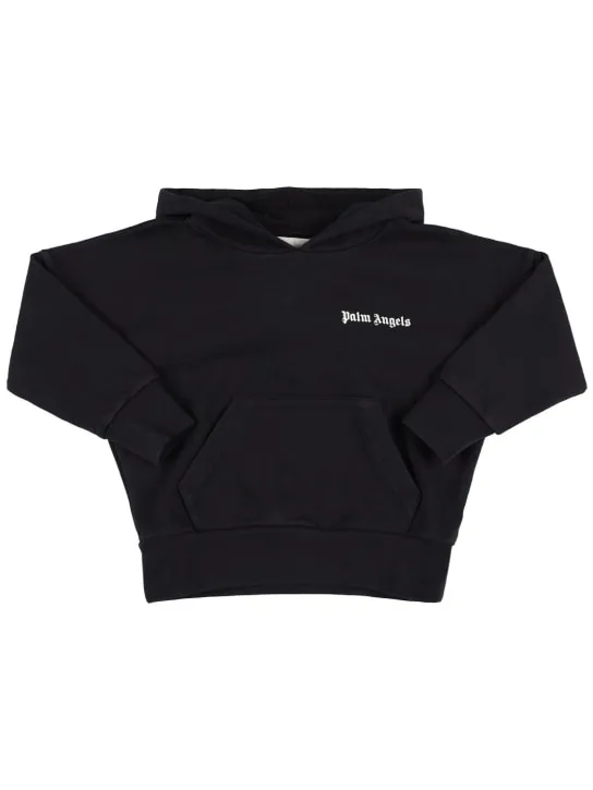 Palm Angels   Classic logo cotton jersey hoodie 