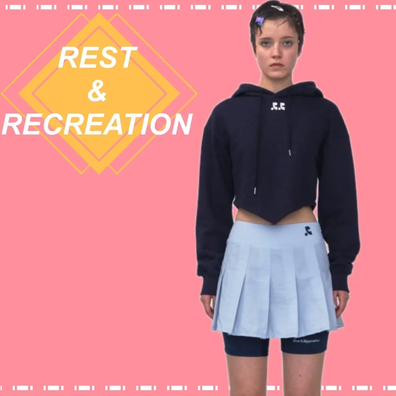 Rest & Recreation  |Long Sleeves Plain Cotton Logo Hoodies & Sweatshirts
