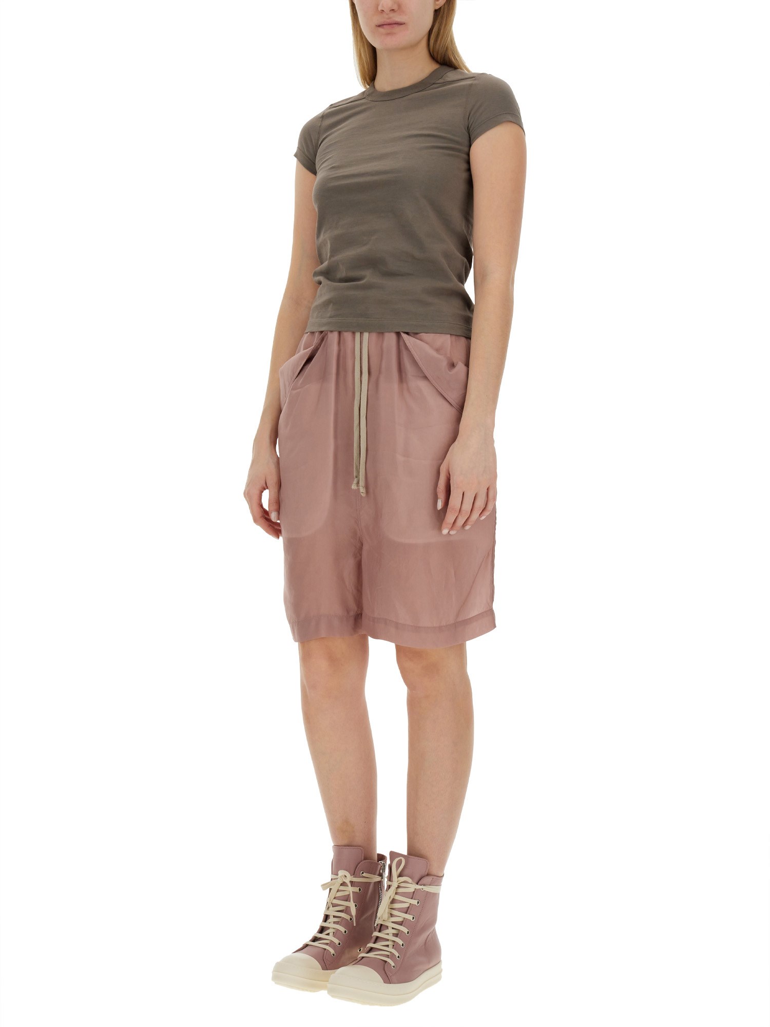 RICK OWENS    COTTON T-SHIRT