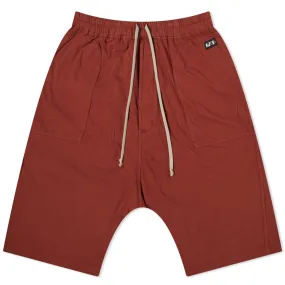 Rick Owens DRKSHDW Lightweight Bella Jersey ShortsDark Cherry