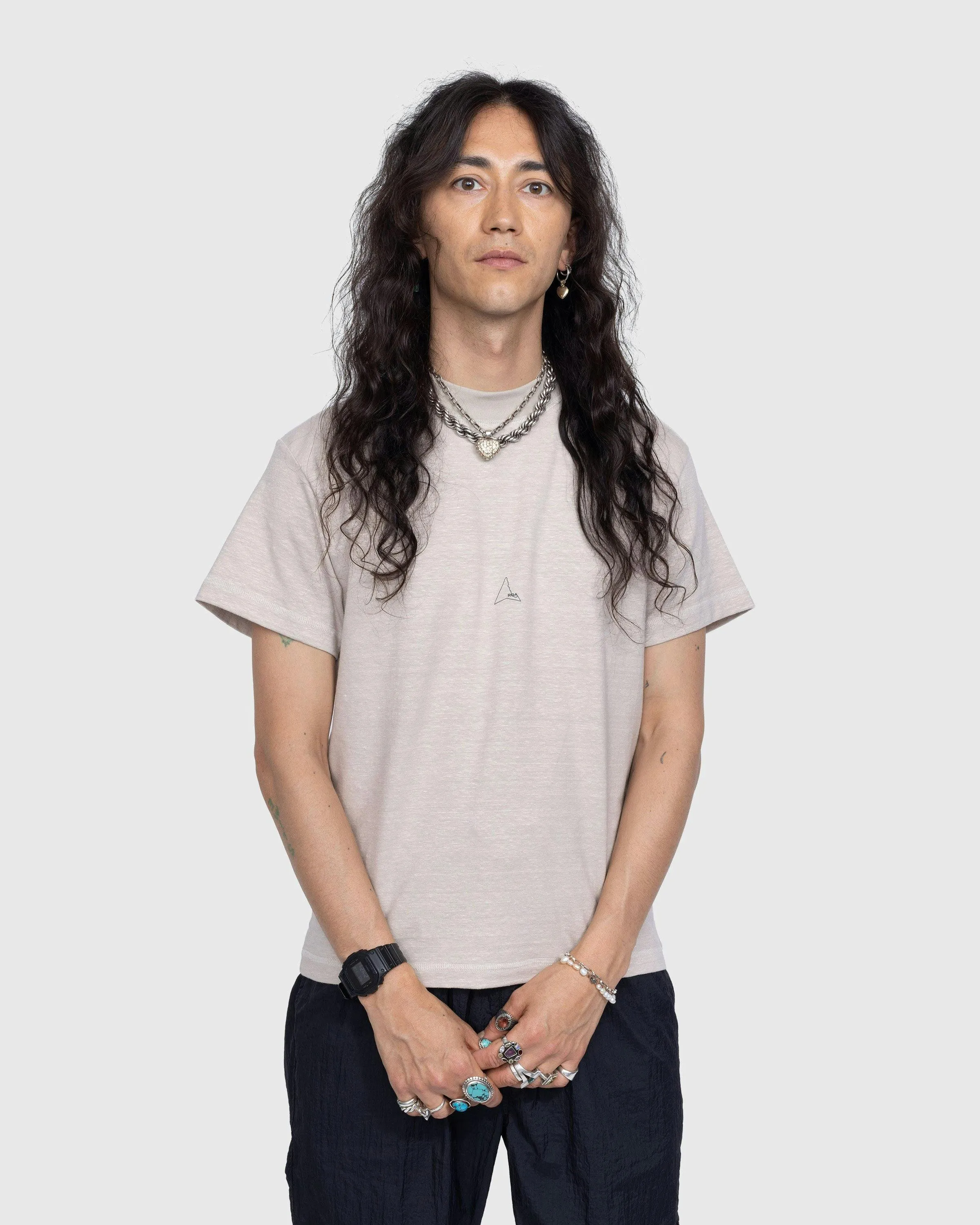 ROA – Mock Jersey Tee Oatmeal | Highsnobiety Shop