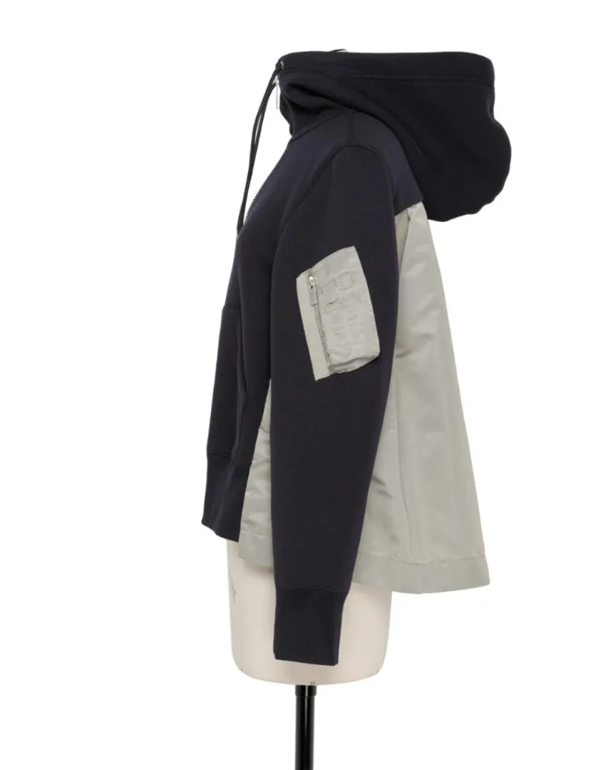 sacai  |Street Style Long Sleeves Plain Logo Hoodies & Sweatshirts