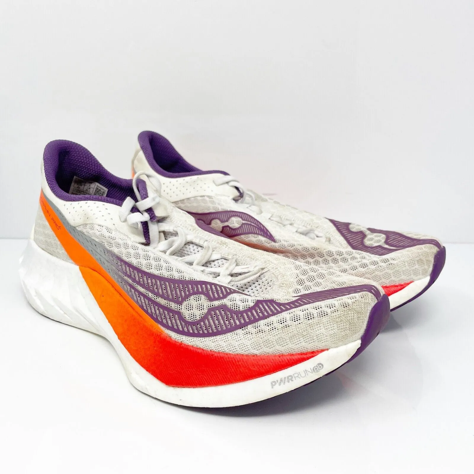 Saucony Womens Endorphin Pro 4 S10939-129 White Running Shoes Sneakers Size 10