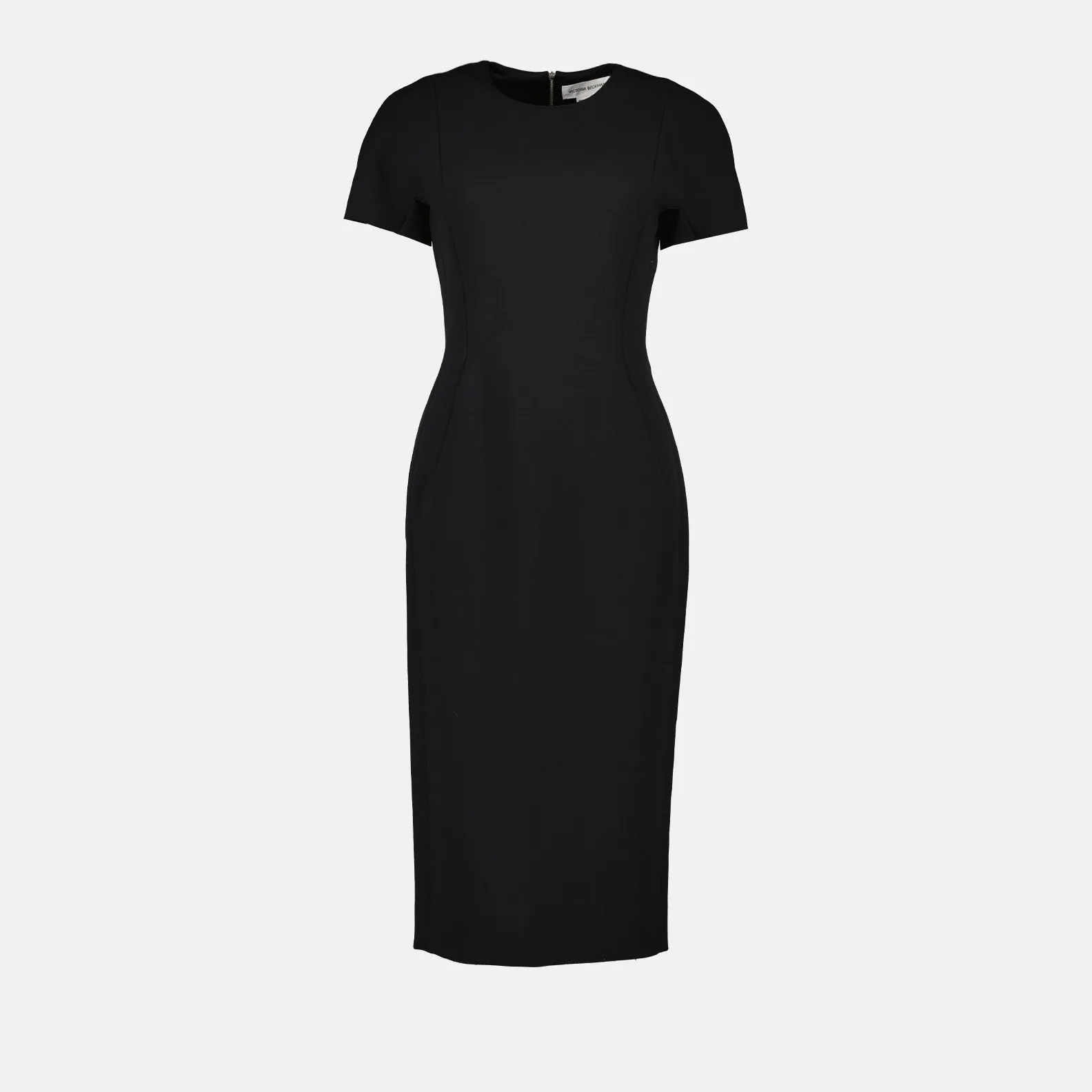 Spiral Black T-shirt Dress