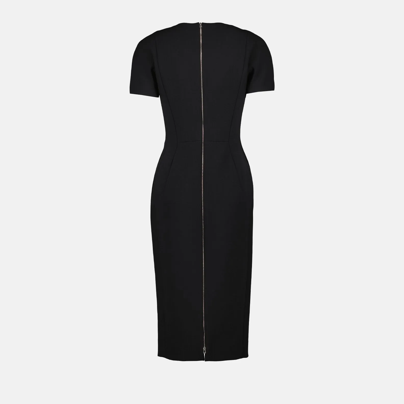 Spiral Black T-shirt Dress
