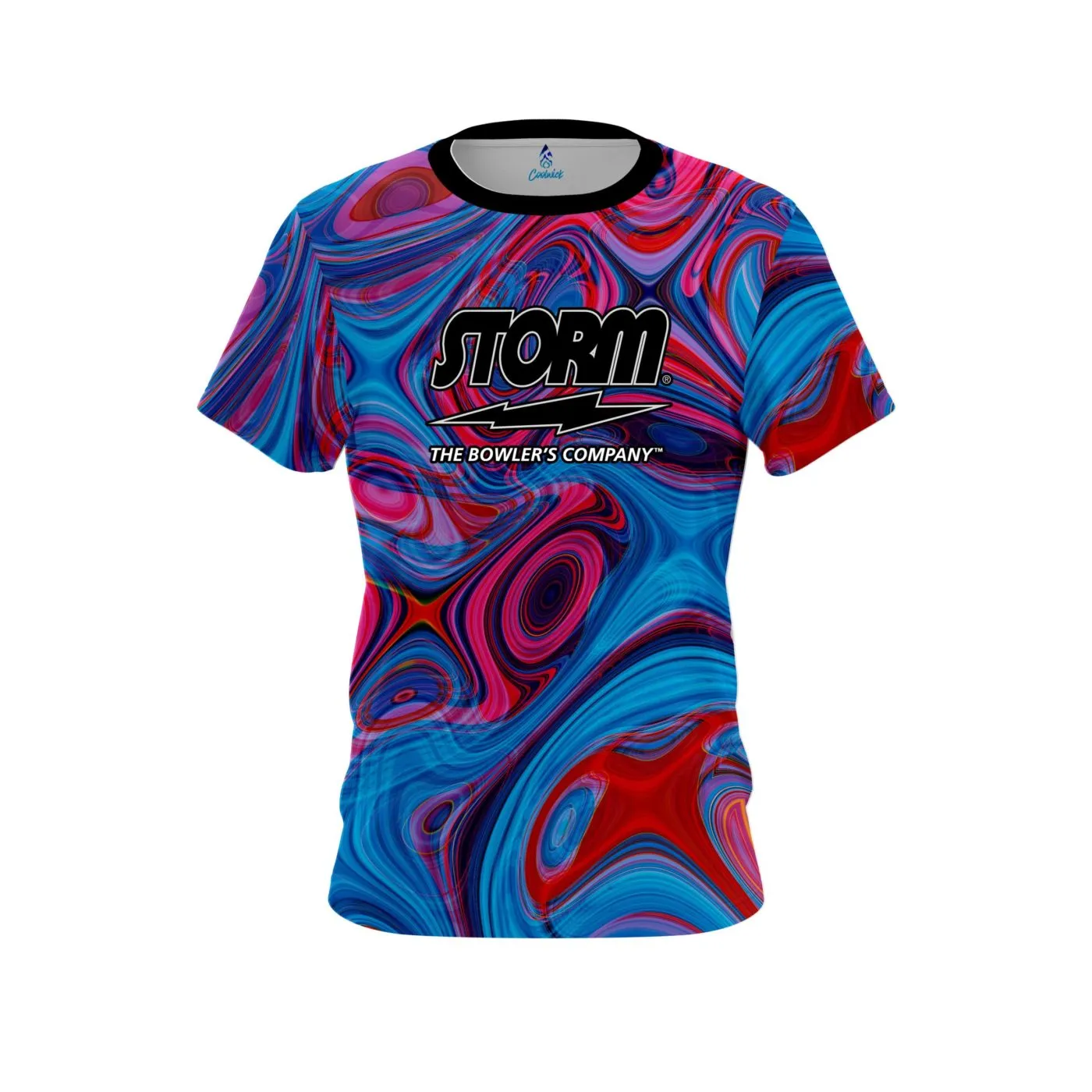 Storm Red Pink Hallucinate CoolWick Bowling Jersey