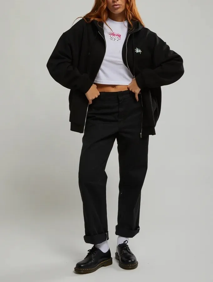 STUSSY  |Street Style Long Sleeves Hoodies & Sweatshirts