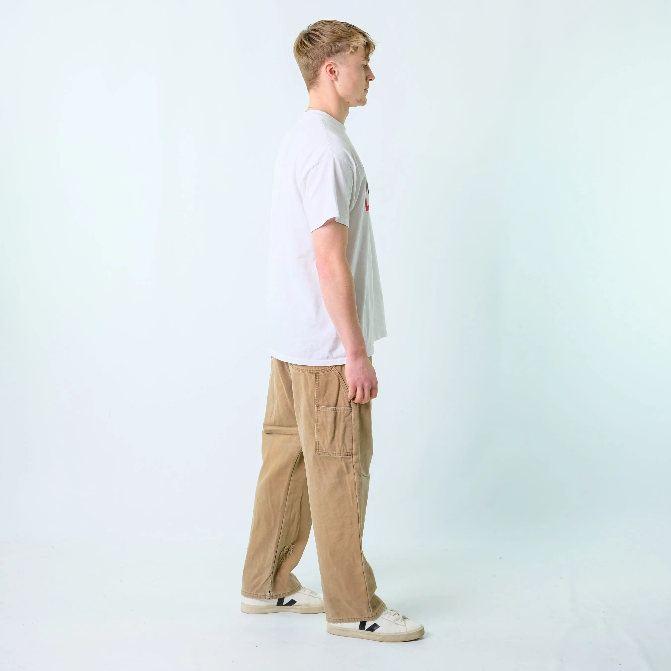 Tan y2ks Dickies Denim Carpenter Baggy Jeans Pants (38x30)