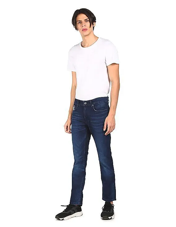 Tommy Hilfiger Men Dark Blue Slim Fit Dark Wash Jeans