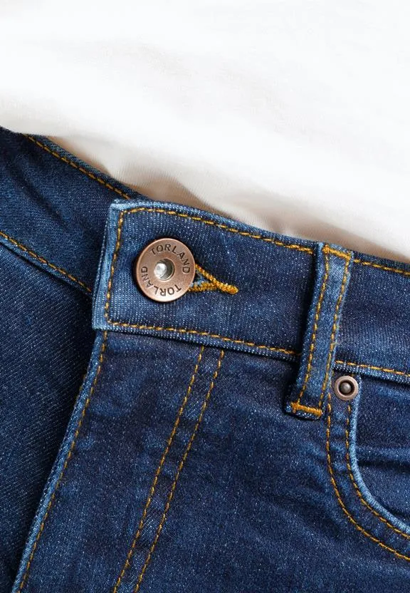 TORLAND Slim Jeans Regular Teresa Dark Indigo Blue