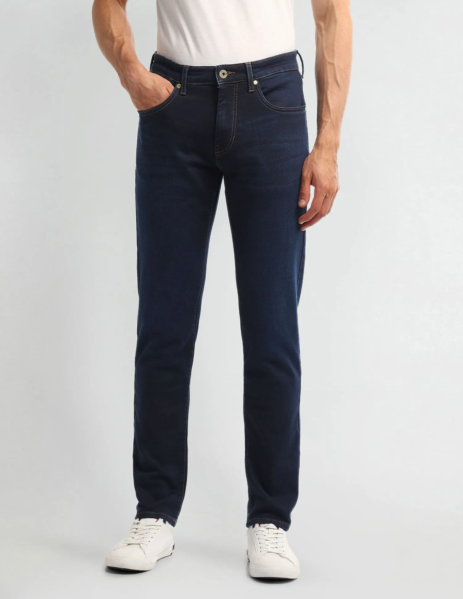 U.S. Polo Assn. Denim Co. Slim Tapered Blue Jeans